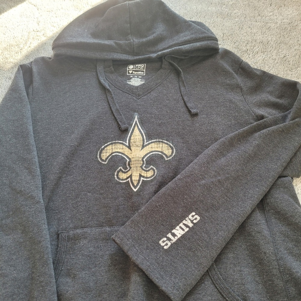 Fanatics NFL Pro New Orleans Saints Mens Hoodie XL Gorpcore Football 21620